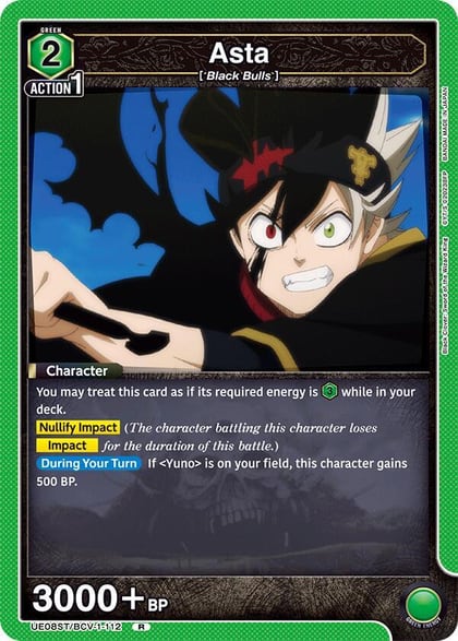 Asta (112), UE08ST: Black Clover Starter Deck UE08ST/BCV-1-112