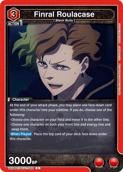Finral Roulacase, UE08ST: Black Clover Starter Deck UE08ST/BCV-1-085