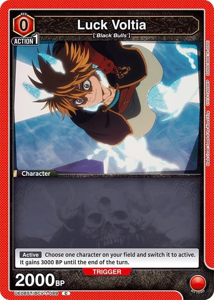 Luck Voltia, UE08ST: Black Clover Starter Deck UE08ST/BCV-1-089
