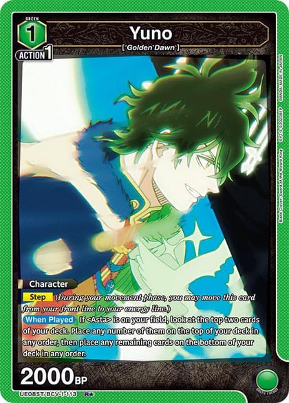Yuno (113) (R*), UE08ST: Black Clover Starter Deck UE08ST/BCV-1-113
