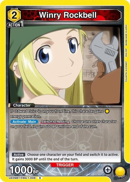 Winry Rockbell (008), UE09BT: FULLMETAL ALCHEMIST UE09BT/FMA-1-008