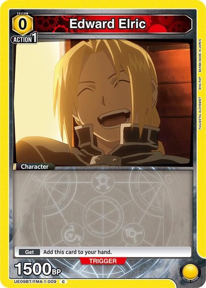 Edward Elric (009), UE09BT: FULLMETAL ALCHEMIST UE09BT/FMA-1-009