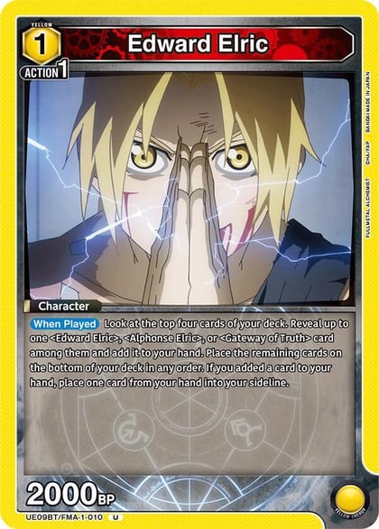 Edward Elric (010), UE09BT: FULLMETAL ALCHEMIST UE09BT/FMA-1-010