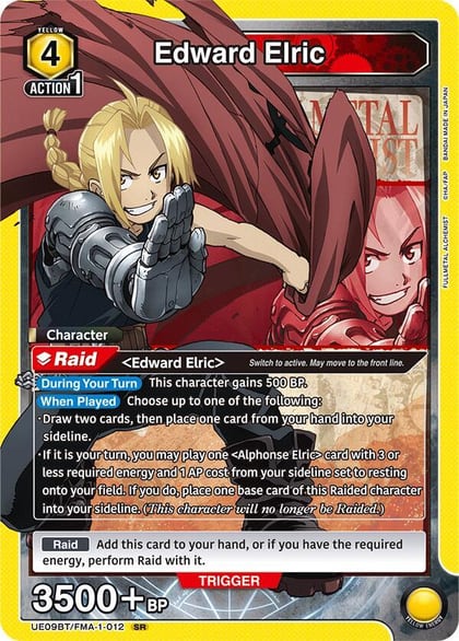 Edward Elric (012), UE09BT: FULLMETAL ALCHEMIST UE09BT/FMA-1-012