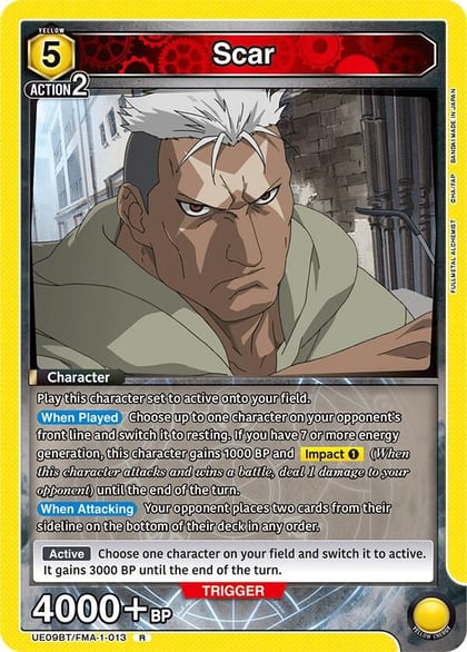 Scar, UE09BT: FULLMETAL ALCHEMIST UE09BT/FMA-1-013
