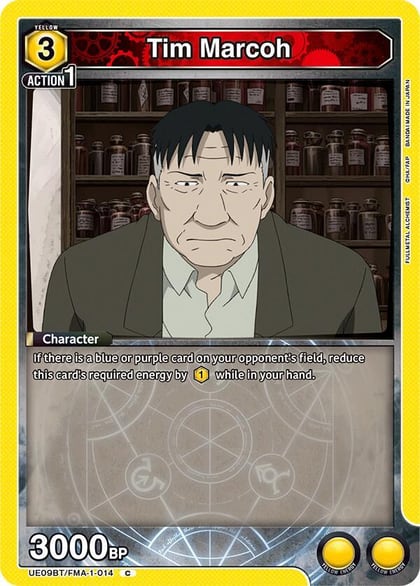 Tim Marcoh, UE09BT: FULLMETAL ALCHEMIST UE09BT/FMA-1-014
