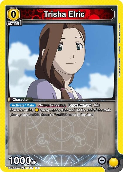 Trisha Elric, UE09BT: FULLMETAL ALCHEMIST UE09BT/FMA-1-015