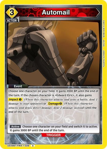 Automail, UE09BT: FULLMETAL ALCHEMIST UE09BT/FMA-1-029