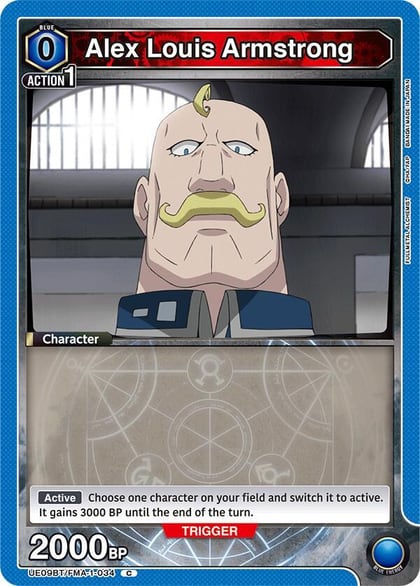 Alex Louis Armstrong (034), UE09BT: FULLMETAL ALCHEMIST UE09BT/FMA-1-034