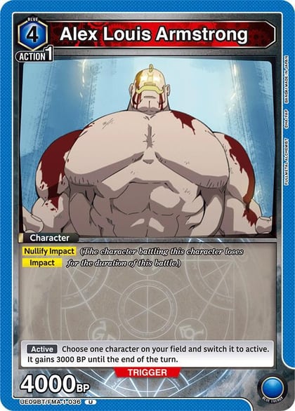 Alex Louis Armstrong (036), UE09BT: FULLMETAL ALCHEMIST UE09BT/FMA-1-036