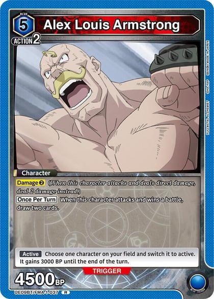 Alex Louis Armstrong (037), UE09BT: FULLMETAL ALCHEMIST UE09BT/FMA-1-037