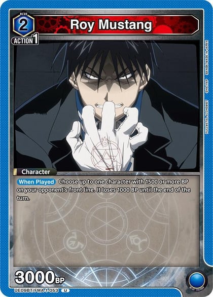 Roy Mustang (053), UE09BT: FULLMETAL ALCHEMIST UE09BT/FMA-1-053