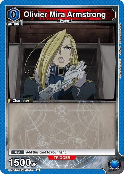 Olivier Mira Armstrong (057), UE09BT: FULLMETAL ALCHEMIST UE09BT/FMA-1-057