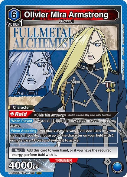 Olivier Mira Armstrong (060), UE09BT: FULLMETAL ALCHEMIST UE09BT/FMA-1-060