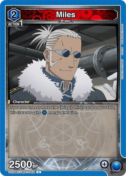 Miles, UE09BT: FULLMETAL ALCHEMIST UE09BT/FMA-1-062