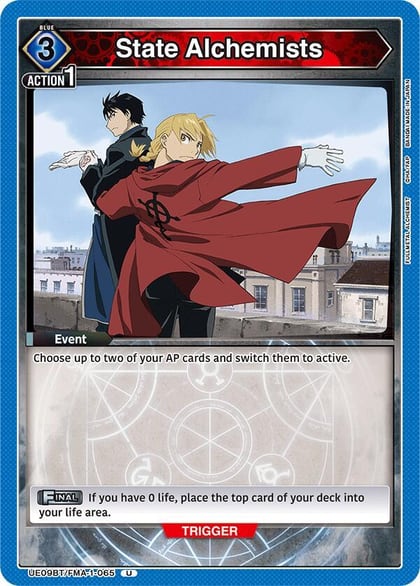 State Alchemists, UE09BT: FULLMETAL ALCHEMIST UE09BT/FMA-1-065