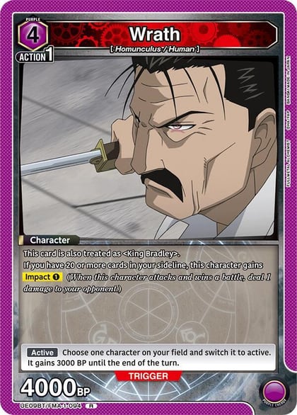 Wrath, UE09BT: FULLMETAL ALCHEMIST UE09BT/FMA-1-094