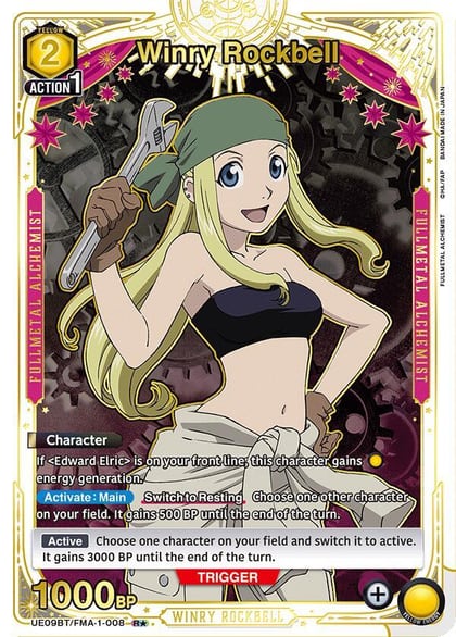 Winry Rockbell (008) (R*), UE09BT: FULLMETAL ALCHEMIST UE09BT/FMA-1-008