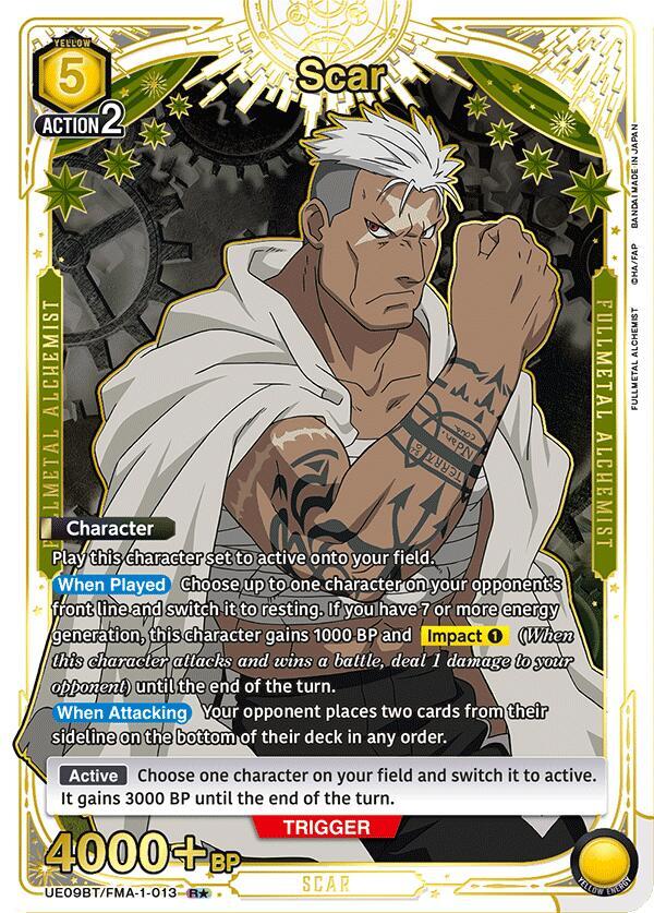 Scar (R*), UE09BT: FULLMETAL ALCHEMIST UE09BT/FMA-1-013