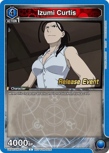 Izumi Curtis (038), UE09BT: FULLMETAL ALCHEMIST Release Event Cards UEPR/FMA-1-038
