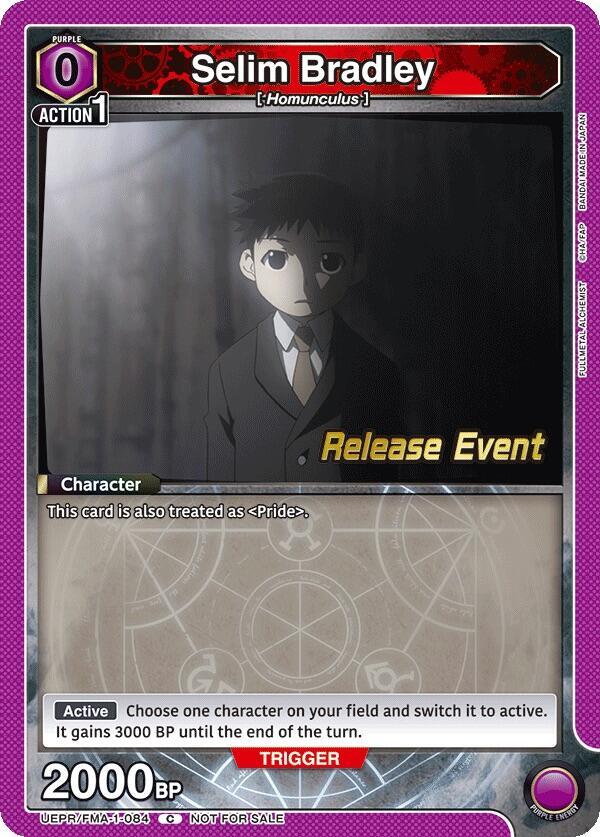 Selim Bradley, UE09BT: FULLMETAL ALCHEMIST Release Event Cards UEPR/FMA-1-084