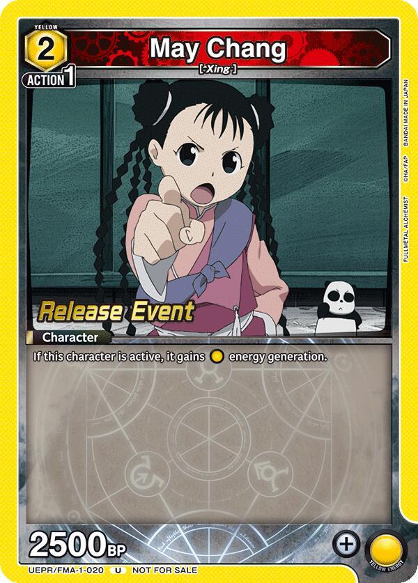 May Chang (020), UE09BT: FULLMETAL ALCHEMIST Release Event Cards UEPR/FMA-1-020
