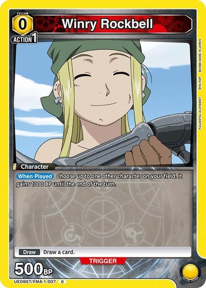 Winry Rockbell, UE09ST: FULLMETAL ALCHEMIST Starter Deck UE09ST/FMA-1-007