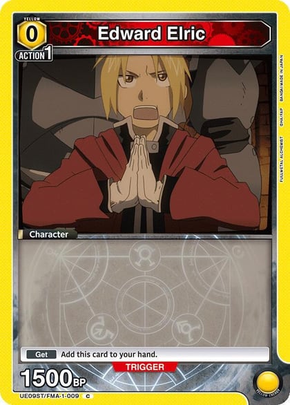 Edward Elric (009), UE09ST: FULLMETAL ALCHEMIST Starter Deck UE09ST/FMA-1-009