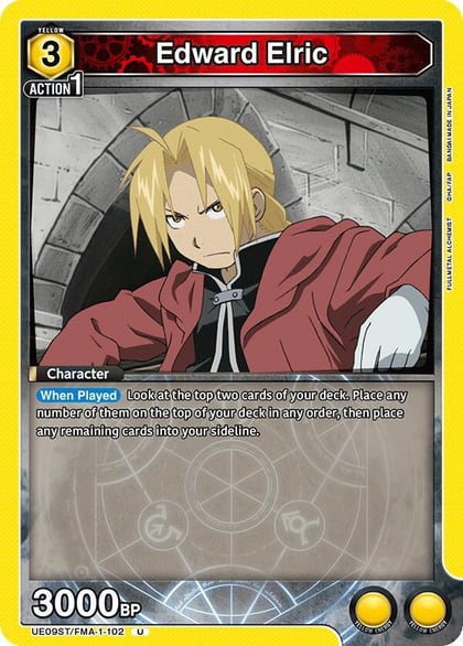 Edward Elric (102), UE09ST: FULLMETAL ALCHEMIST Starter Deck UE09ST/FMA-1-102