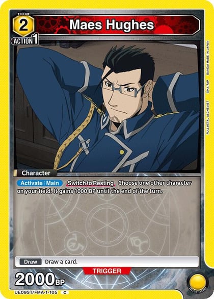 Maes Hughes, UE09ST: FULLMETAL ALCHEMIST Starter Deck UE09ST/FMA-1-105