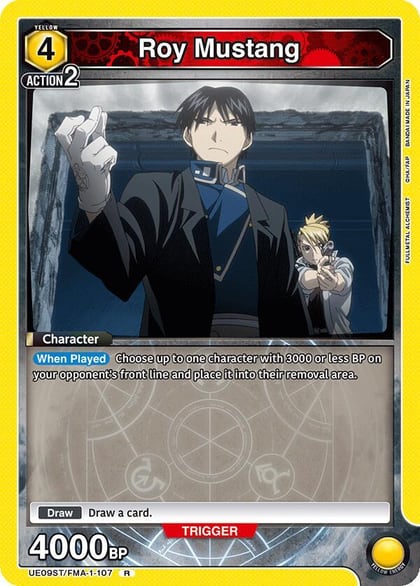 Roy Mustang (107), UE09ST: FULLMETAL ALCHEMIST Starter Deck UE09ST/FMA-1-107