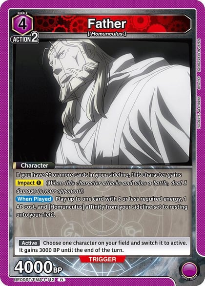 Father, UE09ST: FULLMETAL ALCHEMIST Starter Deck UE09ST/FMA-1-112