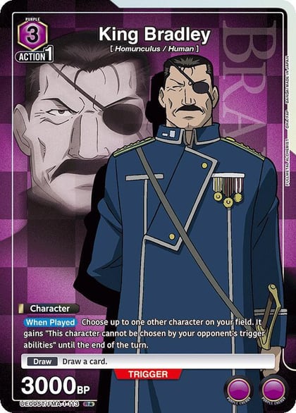 King Bradley (R*), UE09ST: FULLMETAL ALCHEMIST Starter Deck UE09ST/FMA-1-113