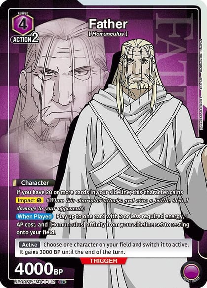 Father (R*), UE09ST: FULLMETAL ALCHEMIST Starter Deck UE09ST/FMA-1-112