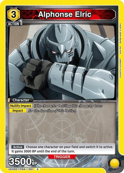 Alphonse Elric (001), UE09ST: FULLMETAL ALCHEMIST Starter Deck UE09ST/FMA-1-001