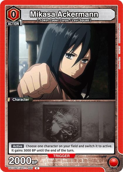 Mikasa Ackermann (085), UE10BT: Attack on Titan UE10BT/AOT-1-085