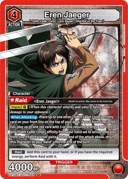Eren Jaeger (092), UE10BT: Attack on Titan UE10BT/AOT-1-092