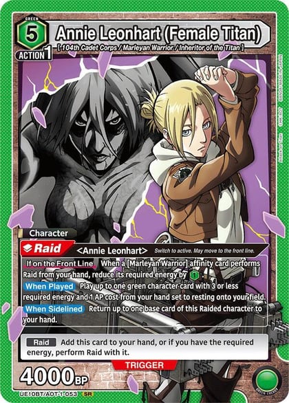 Annie Leonhart (Female Titan), UE10BT: Attack on Titan UE10BT/AOT-1-053