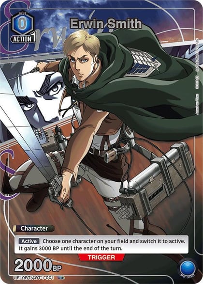 Erwin Smith (001) (U*), UE10BT: Attack on Titan UE10BT/AOT-1-001