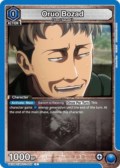Oruo Bozad, UE10BT: Attack on Titan UE10BT/AOT-1-005
