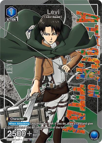 Levi (008) (U*), UE10BT: Attack on Titan UE10BT/AOT-1-008