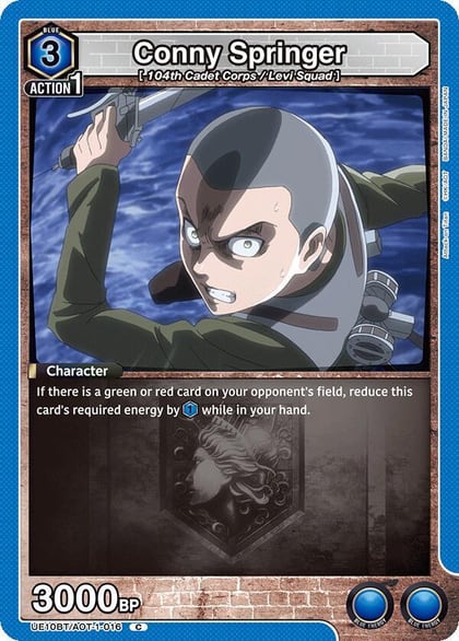 Conny Springer (016), UE10BT: Attack on Titan UE10BT/AOT-1-016