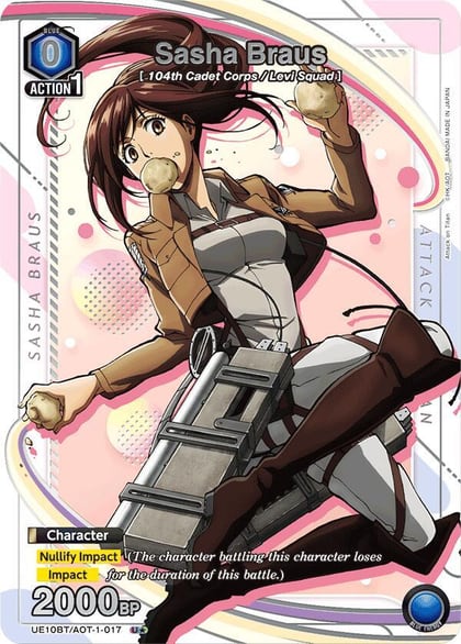 Sasha Braus (017) (U*), UE10BT: Attack on Titan UE10BT/AOT-1-017