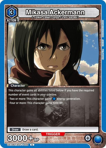 Mikasa Ackermann (024), UE10BT: Attack on Titan UE10BT/AOT-1-024
