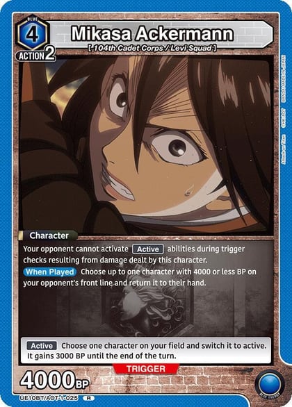 Mikasa Ackermann (025), UE10BT: Attack on Titan UE10BT/AOT-1-025