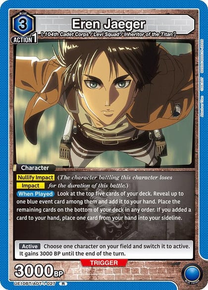 Eren Jaeger (027), UE10BT: Attack on Titan UE10BT/AOT-1-027