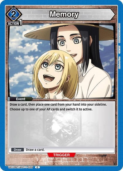 Memory, UE10BT: Attack on Titan UE10BT/AOT-1-029