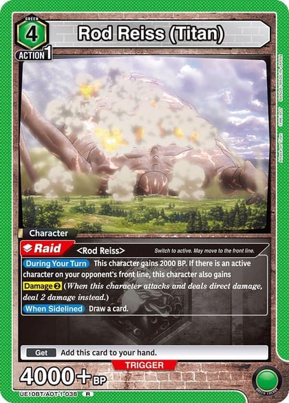 Rod Reiss (Titan), UE10BT: Attack on Titan UE10BT/AOT-1-038
