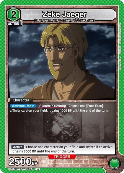 Zeke Jaeger (046), UE10BT: Attack on Titan UE10BT/AOT-1-046