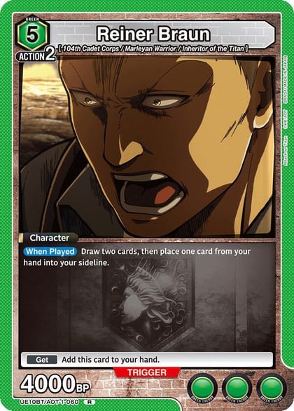 Reiner Braun (060), UE10BT: Attack on Titan UE10BT/AOT-1-060